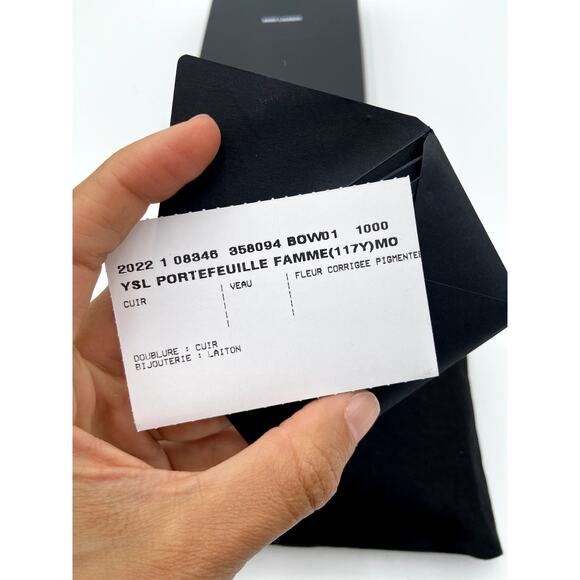 YSL Monogram Large Continental Zip Wallet in Grained Leather - Picture 9 of 10